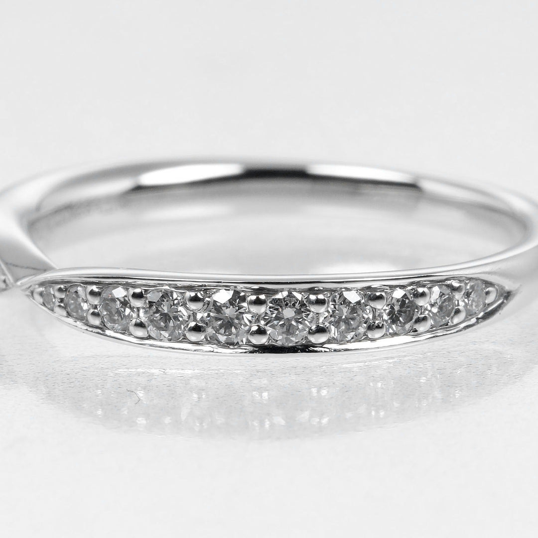 TIFFANY&Co. Ring Pt950Platinum, Diamond Silver harmony Women Used Authentic