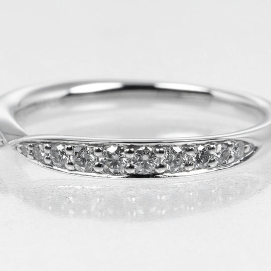 TIFFANY&Co. Ring Pt950Platinum, Diamond Silver harmony Women Used Authentic