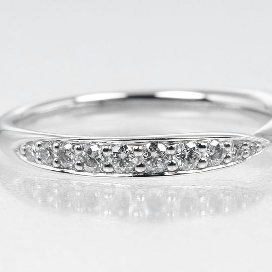 TIFFANY&Co. Ring Pt950Platinum, Diamond Silver harmony Women Used Authentic