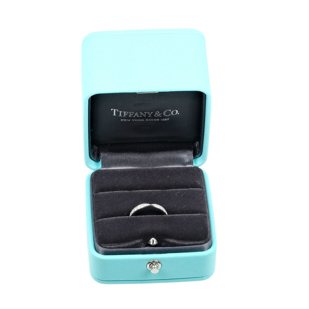 TIFFANY&Co. Ring Pt950Platinum, Diamond Silver harmony Women Used Authentic