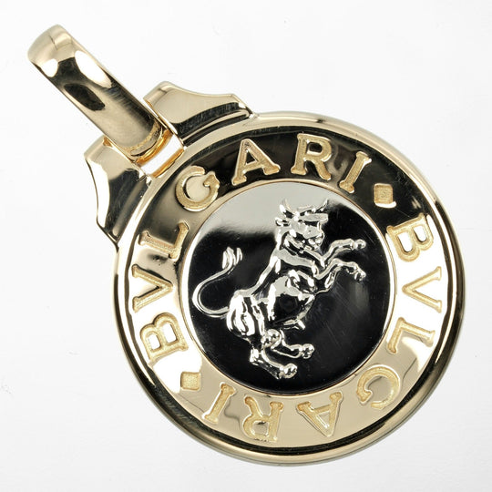 BVLGARI Pendant top K18 Yellow Gold, K18 White Gold gold Horoscope Taurus Women Used Authentic