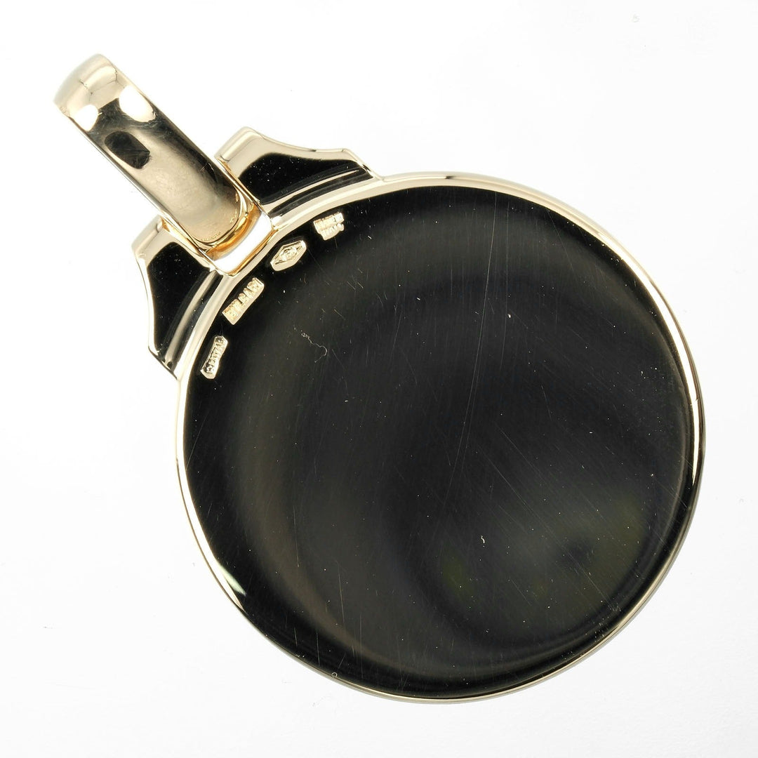 BVLGARI Pendant top K18 Yellow Gold, K18 White Gold gold Horoscope Taurus Women Used Authentic