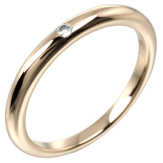 BVLGARI Ring K18 Pink Gold gold 0.1" model Fedy Women Used Authentic