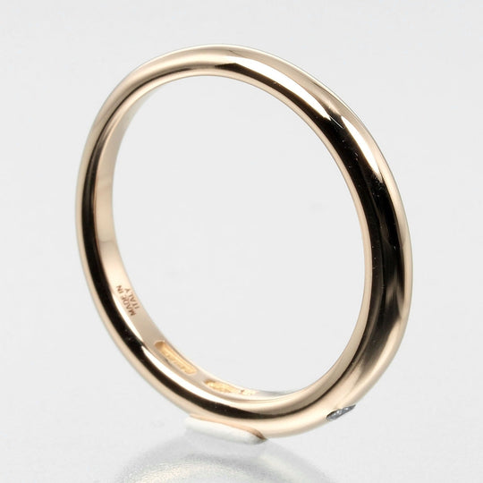 BVLGARI Ring K18 Pink Gold gold 0.1" model Fedy Women Used Authentic