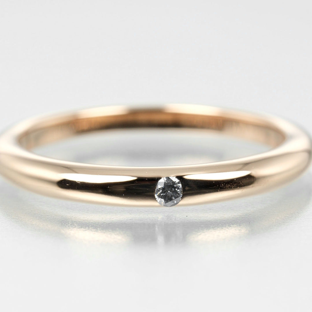 BVLGARI Ring K18 Pink Gold gold 0.1" model Fedy Women Used Authentic