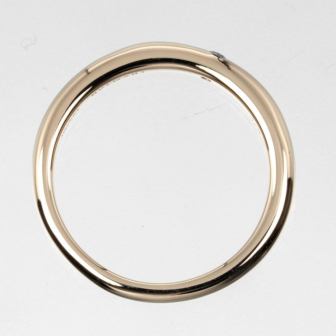 BVLGARI Ring K18 Pink Gold gold 0.1" model Fedy Women Used Authentic