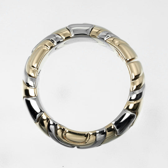 BVLGARI Ring K18 Yellow Gold, Stainless Steel gold Al Beare Women Used Authentic