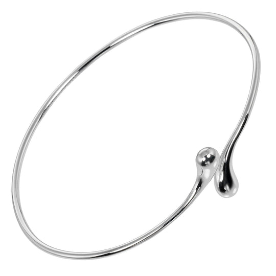 TIFFANY&Co. Bangle Silver925 Silver Double teardrop