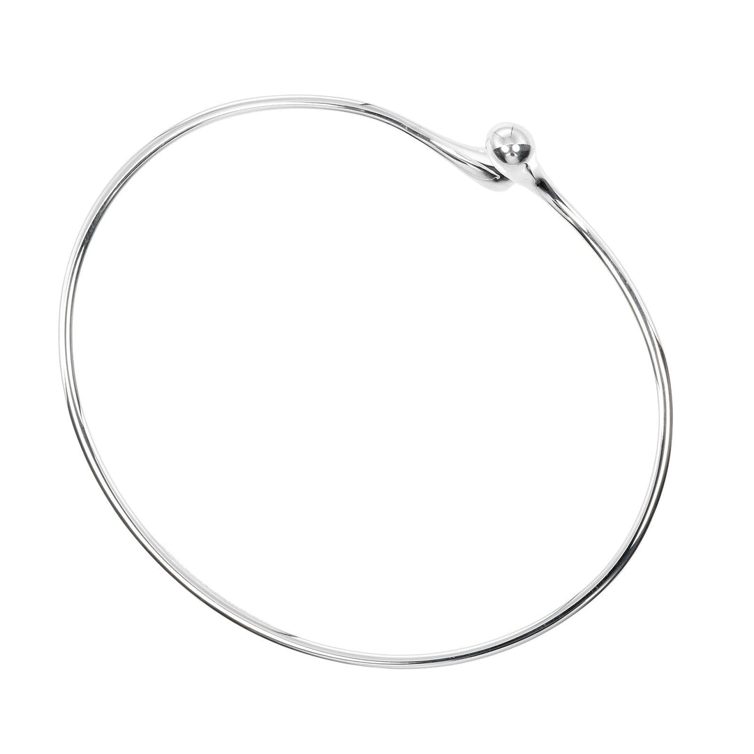 TIFFANY&Co. Bangle Silver925 Silver Double teardrop