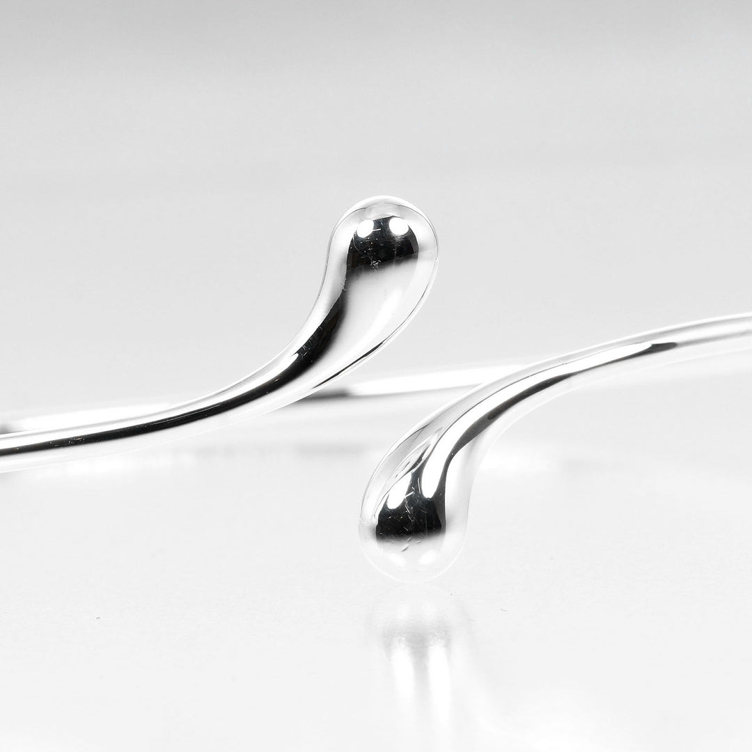 TIFFANY&Co. Bangle Silver925 Silver Double teardrop