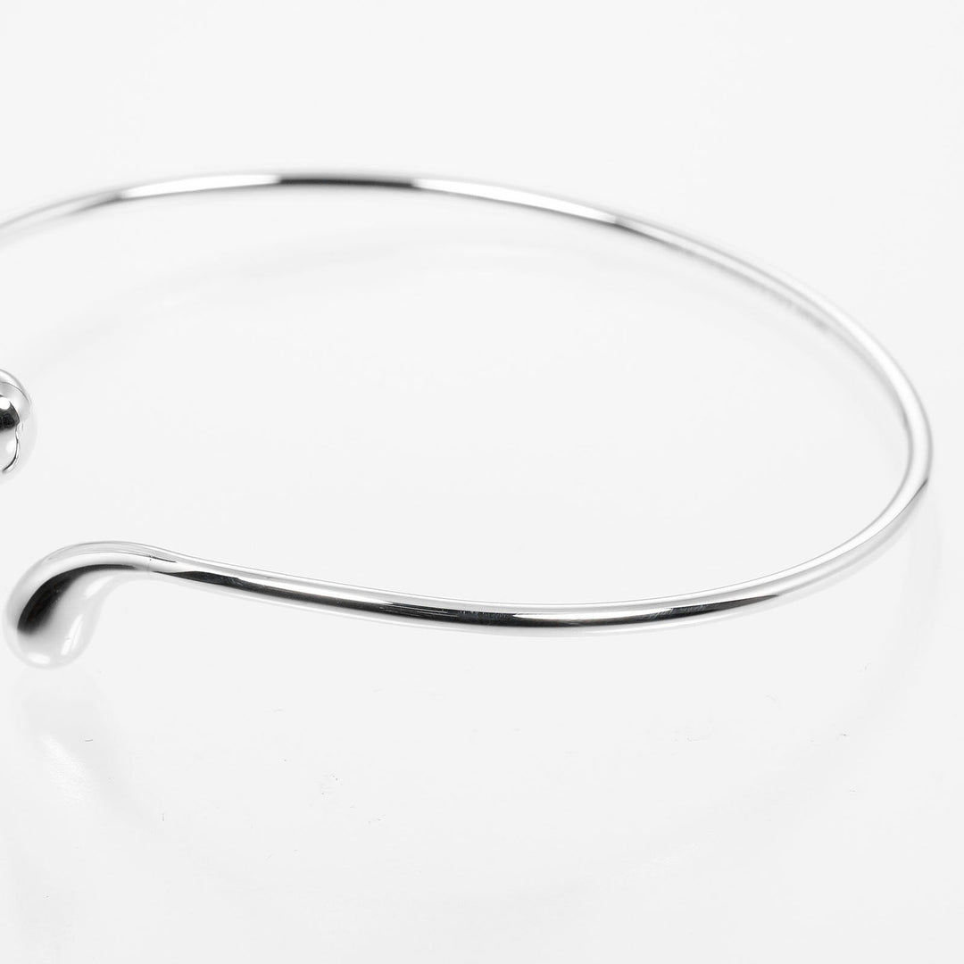 TIFFANY&Co. Bangle Silver925 Silver Double teardrop