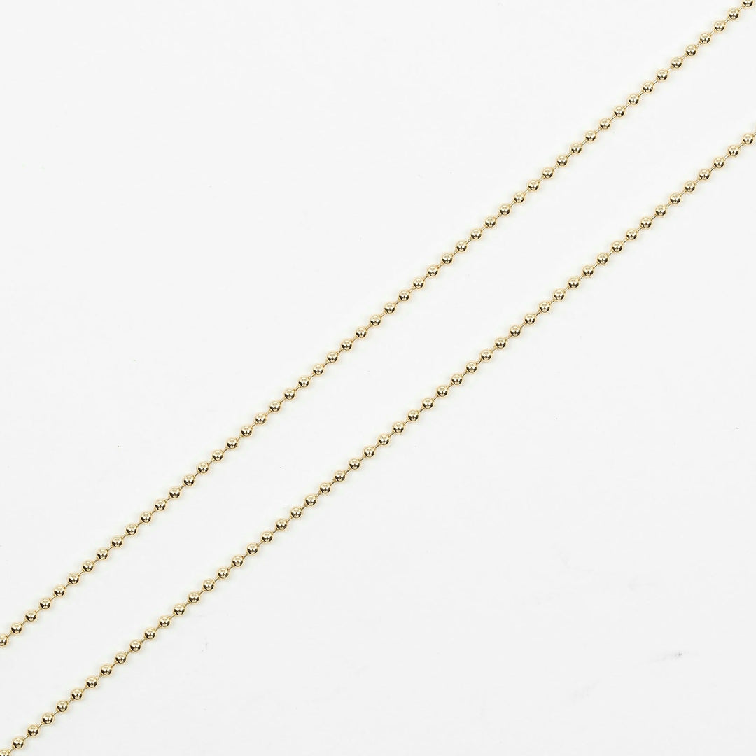 TIFFANY&Co. Necklace K18 yellow gold gold Signature cross Women Used Authentic