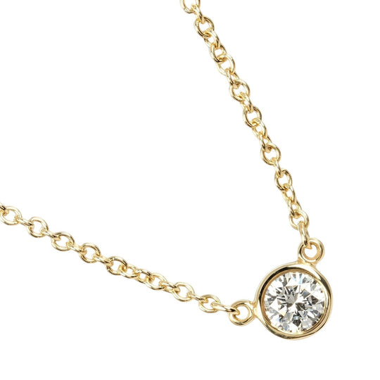 TIFFANY&Co. Necklace K18 Yellow Gold, Diamond gold Top width 0.2" By the yard Women Used Authentic