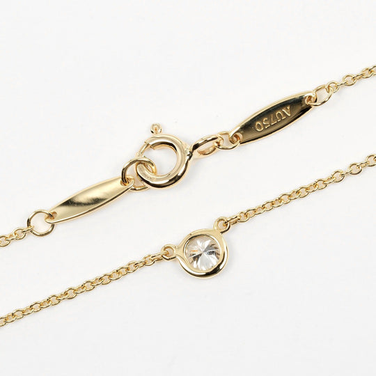 TIFFANY&Co. Necklace K18 Yellow Gold, Diamond gold Top width 0.2" By the yard Women Used Authentic