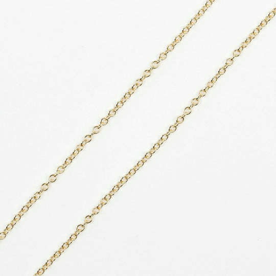 TIFFANY&Co. Necklace K18 yellow gold gold 0.3" model Open heart Women Used Authentic