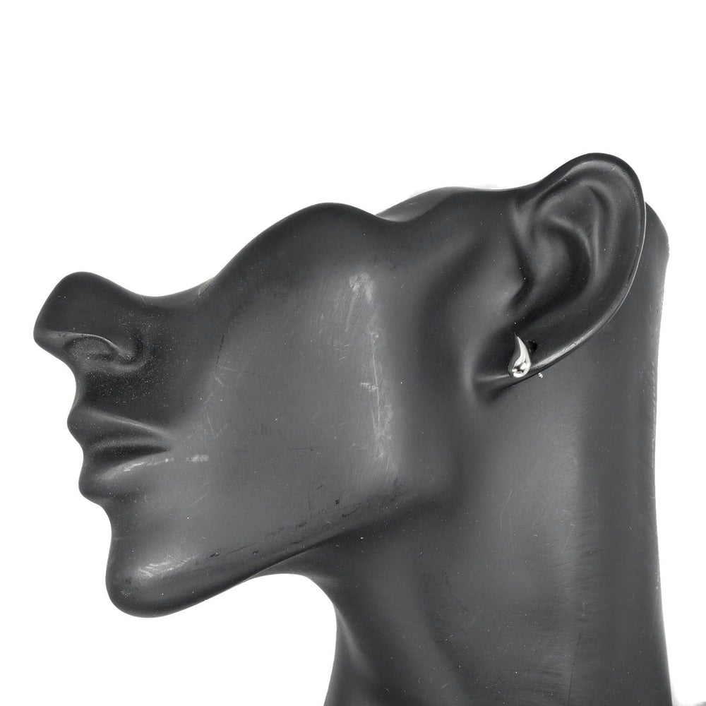 TIFFANY&Co. Pierce Pt950Platinum Silver teardrop Women Used Authentic