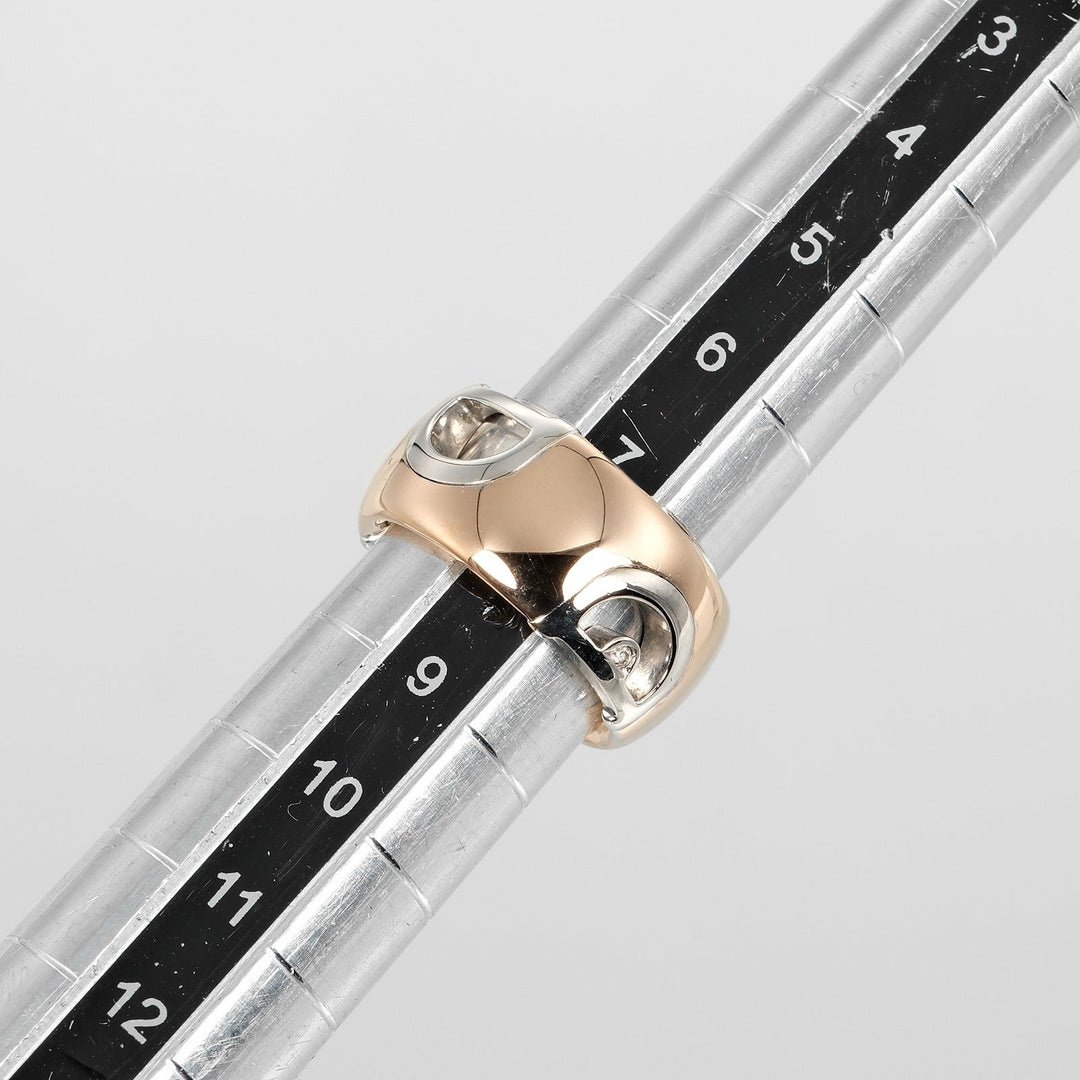 Damiani Ring K18 Gold, Diamond, PG WG gold Fine jewelry D icon Women Used Authentic