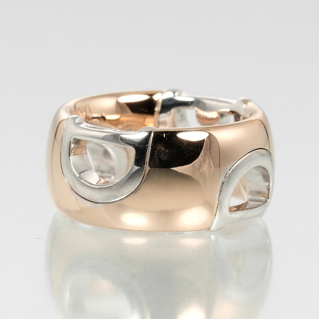 Damiani Ring K18 Gold, Diamond, PG WG gold Fine jewelry D icon Women Used Authentic