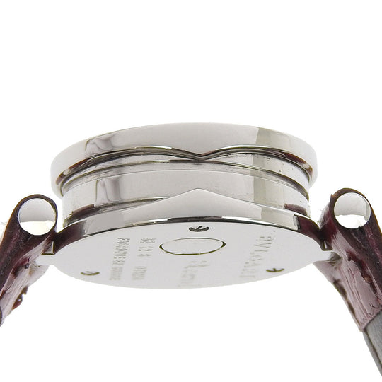 BVLGARI Watches Quartz BZ22S Stainless Steel Silver Be zero one B-zero1 Blue shell dial Women Used Authentic