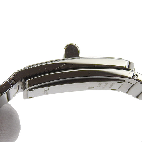 CHANEL Watches Quartz H5144 Stainless Steel Silver 1P diamond Code Coco black dial Women Used Authentic