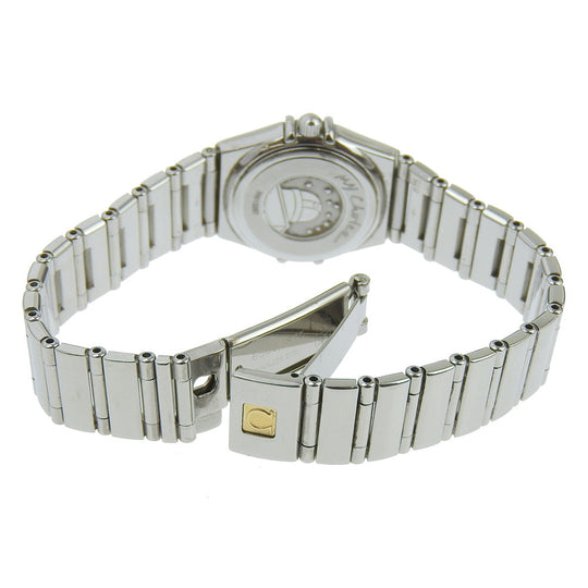 OMEGA Watches Quartz 1561.71 Stainless Steel Silver My choice Constellation Mini White shell dial Women Used Authentic