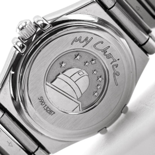 OMEGA Watches Quartz 1561.71 Stainless Steel Silver My choice Constellation Mini White shell dial Women Used Authentic