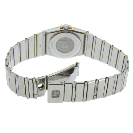OMEGA Watches Quartz Plated Gold , Stainless Steel gold Constellation gold dial Women Used Authentic