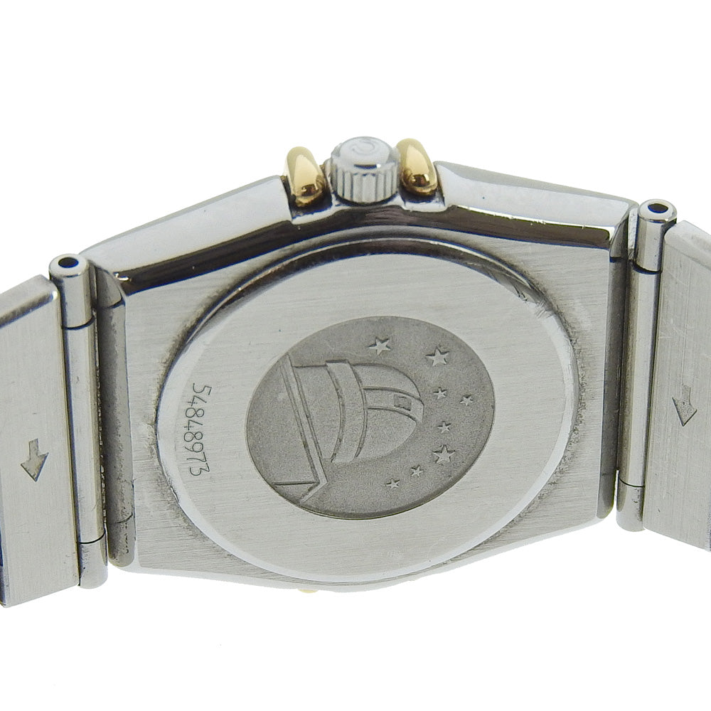 OMEGA Watches Quartz Plated Gold , Stainless Steel gold Constellation gold dial Women Used Authentic