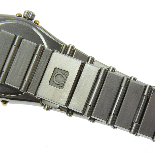 OMEGA Watches Quartz Plated Gold , Stainless Steel gold Constellation gold dial Women Used Authentic