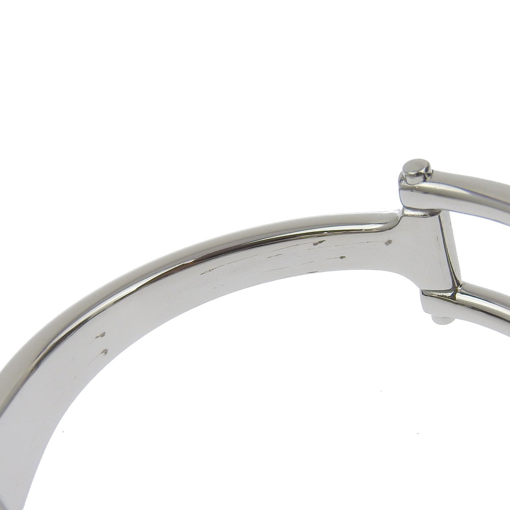 GUCCI Watches Quartz 1500L Stainless Steel Silver Bangle watch Silver dial Women Used Authentic
