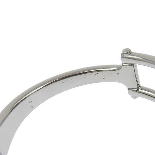 GUCCI Watches Quartz 1500L Stainless Steel Silver Bangle watch Silver dial Women Used Authentic