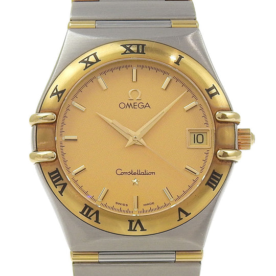 OMEGA Watches Quartz 1212.1 Stainless Steel gold Constellation gold dial mens Used Authentic