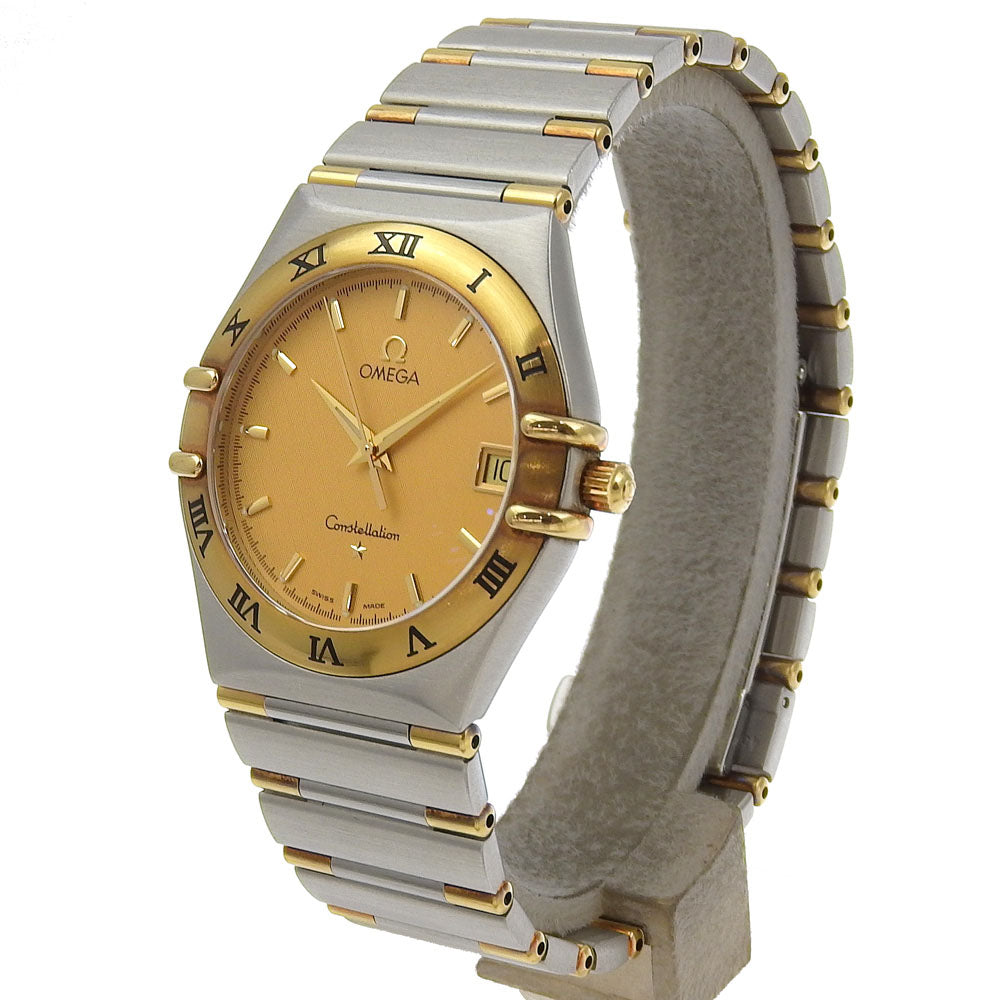 OMEGA Watches Quartz 1212.1 Stainless Steel gold Constellation gold dial mens Used Authentic