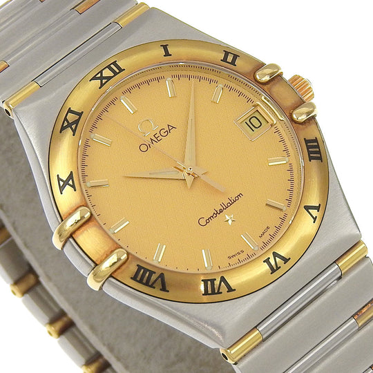 OMEGA Watches Quartz 1212.1 Stainless Steel gold Constellation gold dial mens Used Authentic