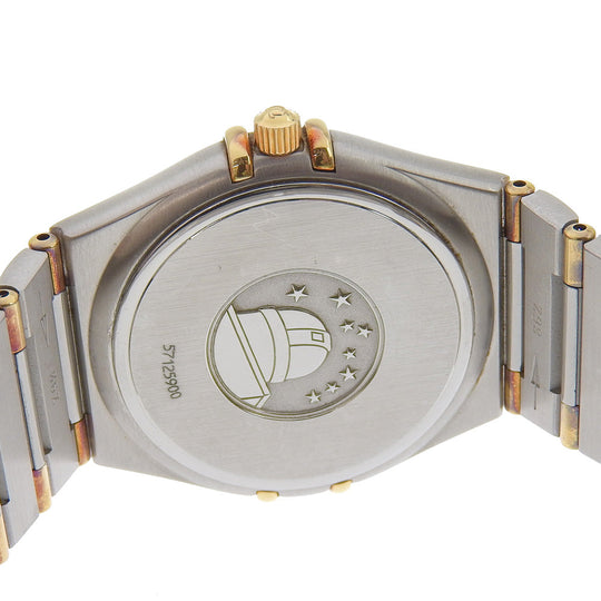 OMEGA Watches Quartz 1212.1 Stainless Steel gold Constellation gold dial mens Used Authentic
