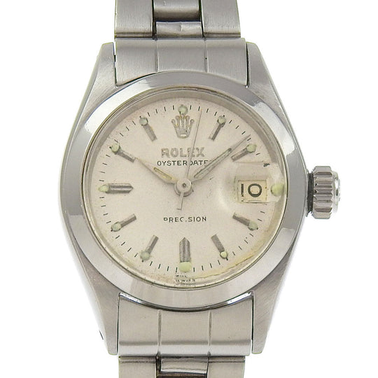 ROLEX Watches Hand Winding 6406 Stainless Steel Silver Around 1960 Oyster date Silver dial