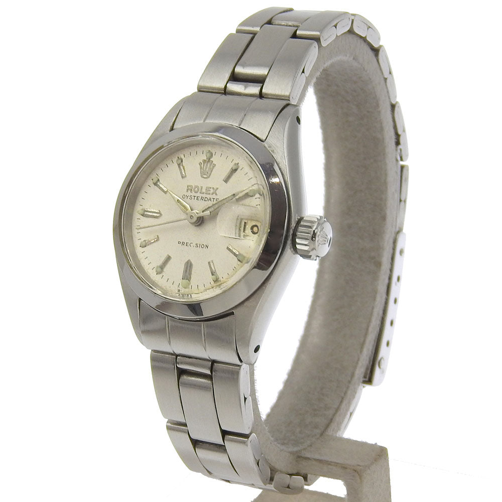 ROLEX Watches Hand Winding 6406 Stainless Steel Silver Around 1960 Oyster date Silver dial