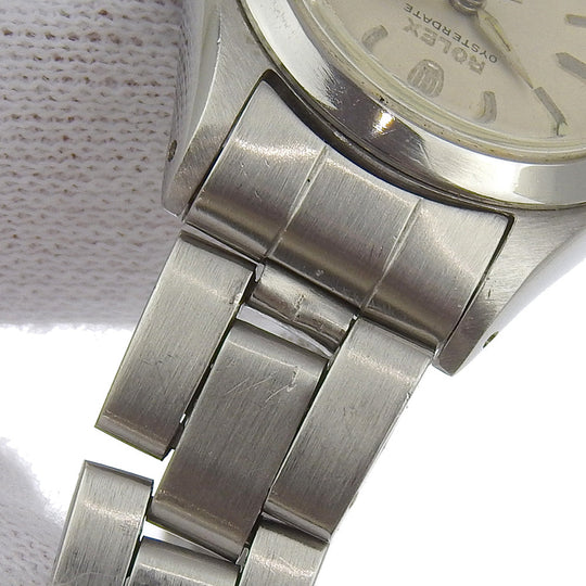 ROLEX Watches Hand Winding 6406 Stainless Steel Silver Around 1960 Oyster date Silver dial