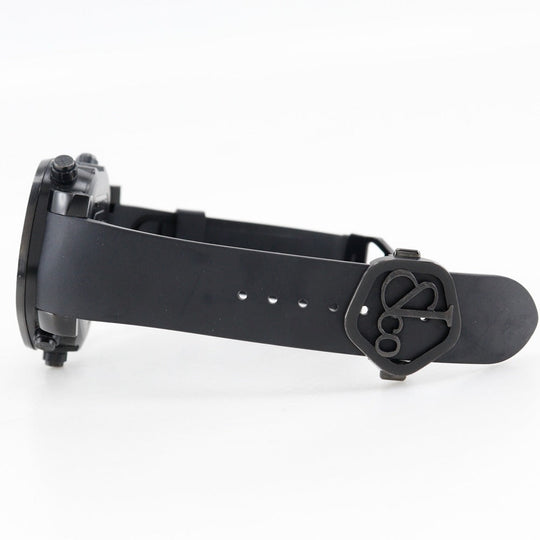 JACOB&CO Watches Quartz JC-GST-WHD Stainless Steel, Rubber black GMT 5 Time Zone Ghost black dial mens Used Authentic