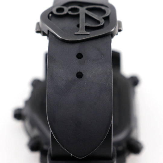 JACOB&CO Watches Quartz JC-GST-WHD Stainless Steel, Rubber black GMT 5 Time Zone Ghost black dial mens Used Authentic