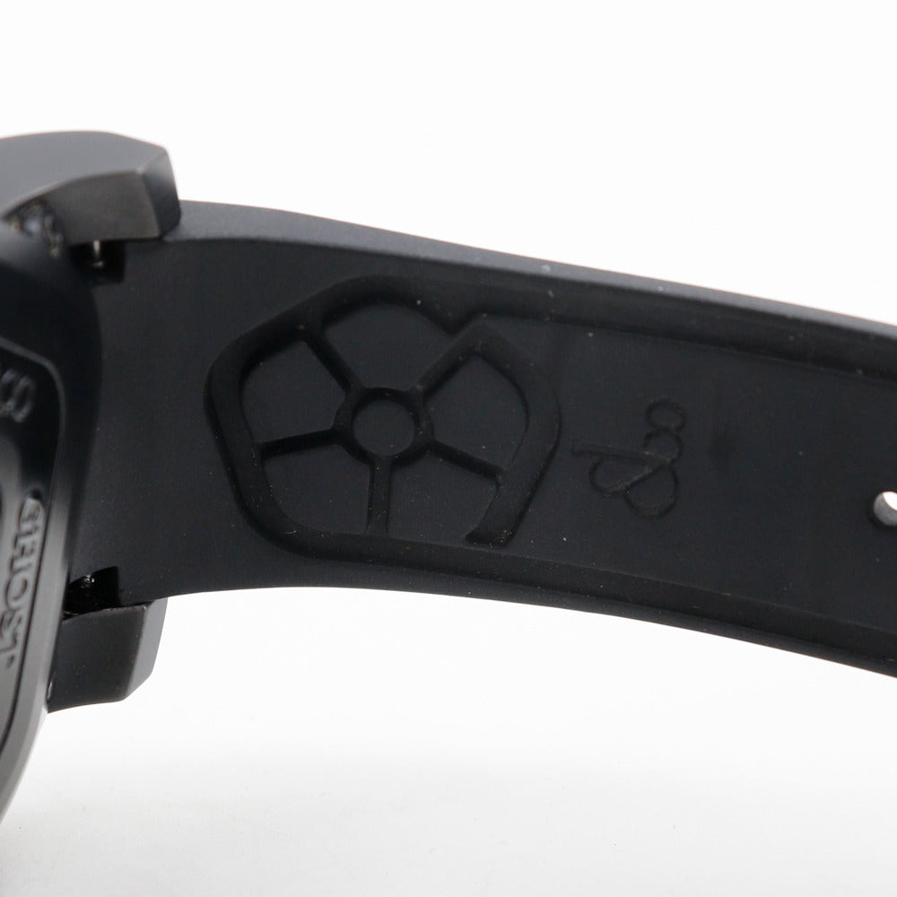JACOB&CO Watches Quartz JC-GST-WHD Stainless Steel, Rubber black GMT 5 Time Zone Ghost black dial mens Used Authentic