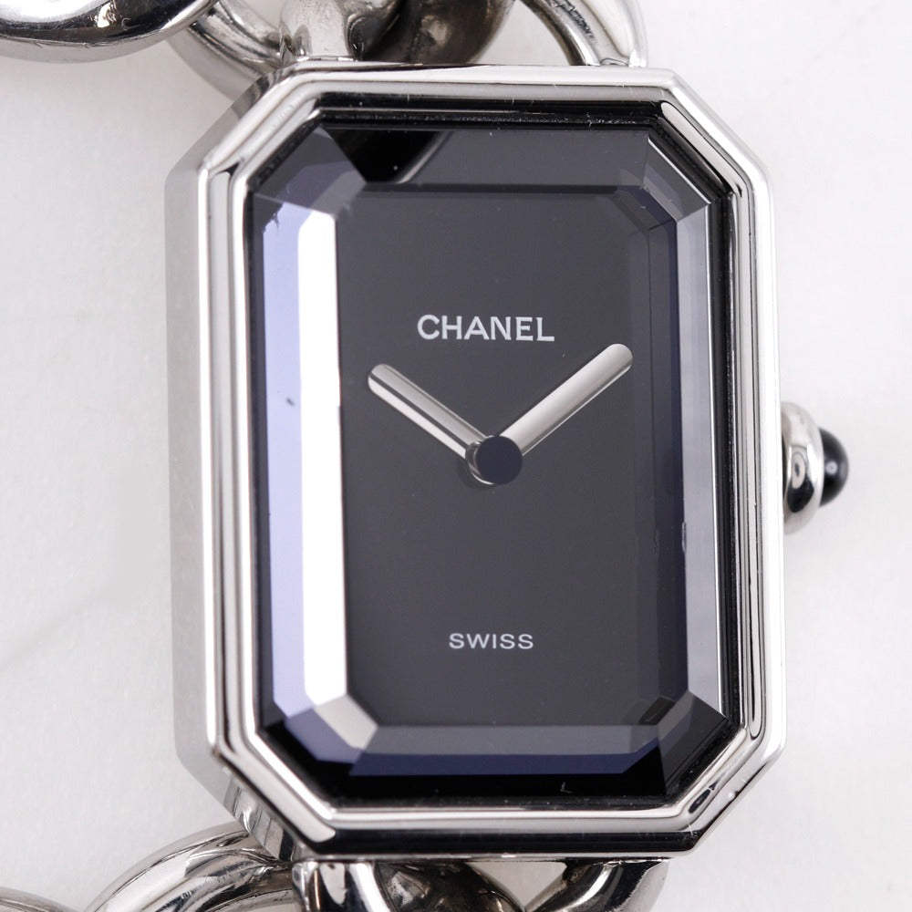 CHANEL Watches Quartz H0452 Stainless Steel Silver Premiere S black dial Women S Used Authentic