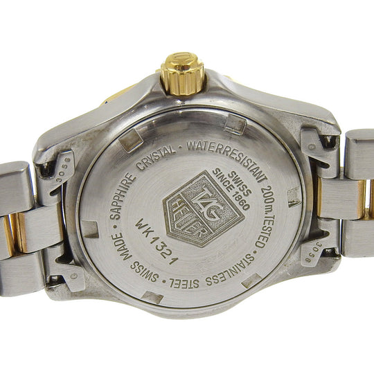 TAG HEUER Watches Quartz WK1321 Plated Gold , Stainless Steel gold Professional Date 200 gold dial Women Used Authentic