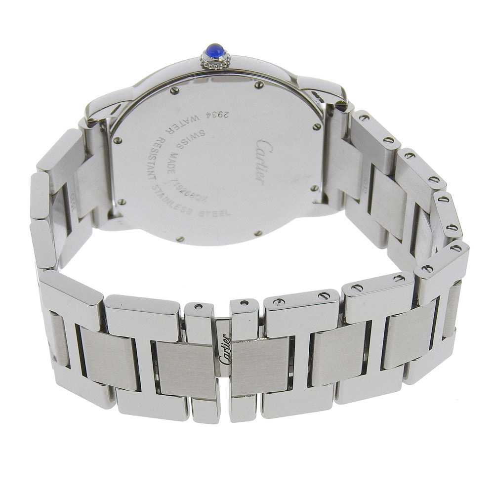 CARTIER Watches Quartz W6701005 Stainless Steel Silver Ronde SoloLM Silver dial mens Used Authentic