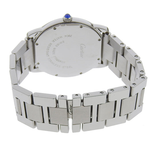 CARTIER Watches Quartz W6701005 Stainless Steel Silver Ronde SoloLM Silver dial mens Used Authentic