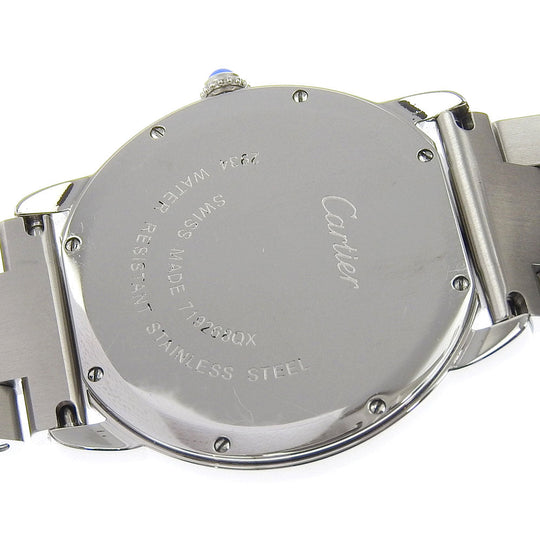 CARTIER Watches Quartz W6701005 Stainless Steel Silver Ronde SoloLM Silver dial mens Used Authentic