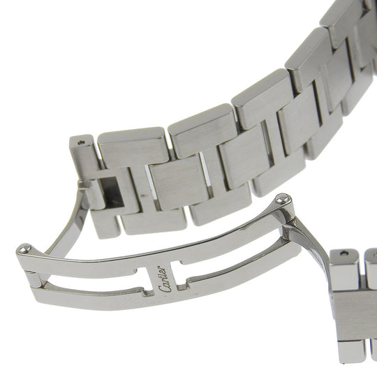 CARTIER Watches Quartz W6701005 Stainless Steel Silver Ronde SoloLM Silver dial mens Used Authentic