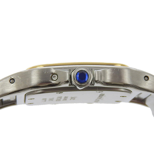 CARTIER Watches Quartz W20007C4 Stainless Steel , YG Silver Moon phase Santos Galve LM beige dial