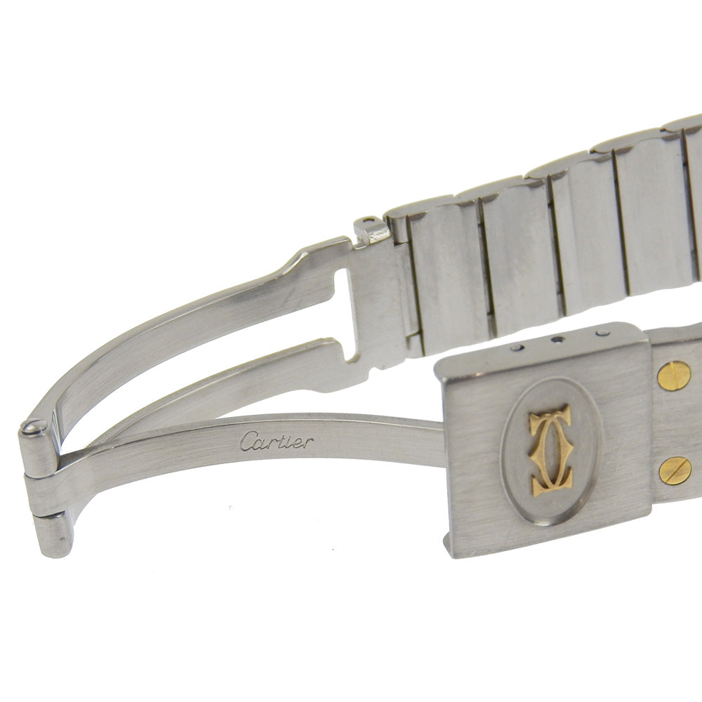 CARTIER Watches Quartz W20007C4 Stainless Steel , YG Silver Moon phase Santos Galve LM beige dial