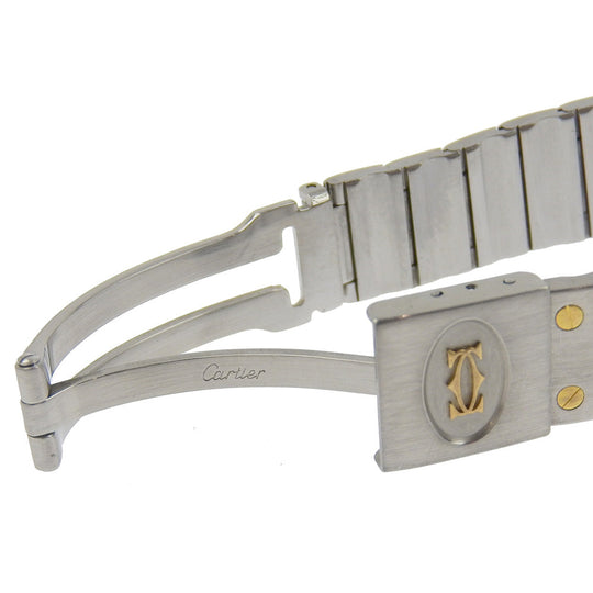 CARTIER Watches Quartz W20007C4 Stainless Steel , YG Silver Moon phase Santos Galve LM beige dial